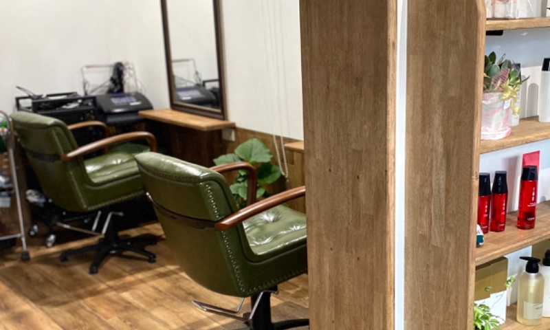 美容室　Verdeのサロン